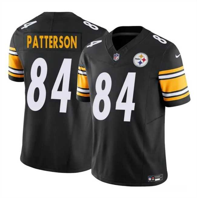 Men & Women & Youth Pittsburgh Steelers #84 Cordarrelle Patterson Black 2024 F.U.S.E. Vapor Untouchable Limited Football Stitched Jersey,We sell and wholesale Men & Women & Youth Pittsburgh Steelers #84 Cordarrelle Patterson Black 2024 F.U.S.E. Vapor Untouchable Limited Football Stitched Jersey on line form chian!